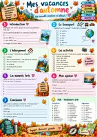 Vorschau - Arbeitsblätter - Mes projets pour les vacanes d'automne - Seite 2