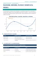 anteprima - Esercizi - 10b - Massimi minimi flessi e derivata prima - Pagina di copertina