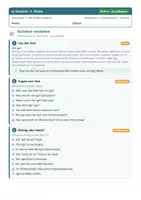 Vorschau - Arbeitsblätter - Leseverstehen Deutsch 5 Realschule - Seite 1