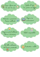 anteprima - Etichette / Segnalibri - Le nuvolette del feedback - kit per correzione gentile ed autocorrezione - Pagina 1