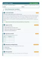 Vorschau - Arbeitsblätter - Leseverstehen Deutsch 8 Realschule - Seite 1