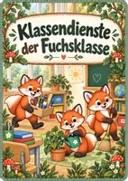 Vorschau - Poster - Klassendienste - Klassentier Fuchs - Fuchsklasse - Deckblatt