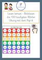 Vorschau - Spiele - Lesen - Blitzlesen - Häufige Wörter - Klasse 1-3 - Spiel - Deckblatt