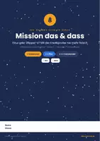 Vorschau - Stundenentwürfe - das oder dass Klasse 5 – differenziert & mit Ersatzprobe - Seite 1