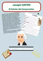 Vorschau - Arbeitsblätter - JosephHaydn Entdecke die Komponisten - Textverständnis - Deckblatt
