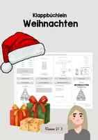 Vorschau - Arbeitsblätter - Klappbüchlein - Weihnachten - Deckblatt