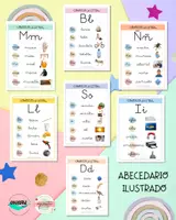 Vista previa - Refuerzo / NEE / Materiales de apoyo - TRABAJAMOS LA PALABRA DE LA SEMANA- ABECEDARIO - Portada