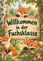 Vorschau - Poster - Klassenposter - Klassentier Fuchs - Fuchsklasse - Deckblatt