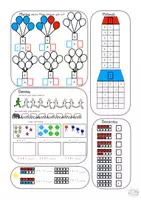 Vorschau - Arbeitsblätter - Mathe Wochenaufgaben Klasse 1 (Anfang bis Mitte) mit Lösungen - Seite 3