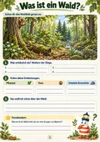 Vorschau - Unterrichtsreihen - Wald-Werkstatt | Wald, Tiere & Pflanzen erforschen – Sachunterricht Klasse 3–4 - Seite 3