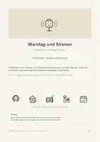 Vorschau - Fördermaterial/Inklusion - Warntag und Sirenen – 10 Bildkarten in einfacher Sprache - Deckblatt