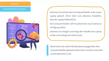 Vorschau - Arbeitsblätter - Mangelhafte Lieferung - Rechte des Käufers - Komplett vorbereitete Stunde - Wirtschaft - Seite 2