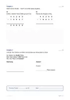 Vorschau - Test - Test - Schriftlich subtrahieren - Test A und B in zwei Stufen - Seite 2