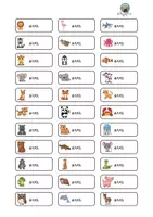 Voorbeeld - Naamkaartjes thema dieren - Pagina 2