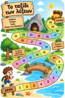 Προεπισκόπηση - Flashcards - Εκπαιδευτικό Επιτραπέζιο Γλωσσικών Δεξιοτήτων – Ανάγνωση, Προφορικός Λόγος & Φαντασία - Σελίδα 1