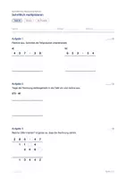 Vorschau - Test - Test - Schriftlich multiplizieren - Test A und B in zwei Stufen - Seite 3
