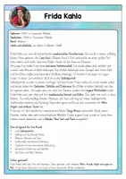 Vorschau - Arbeitsblätter - Künstlerinnen: Frida Kahlo - Seite 1