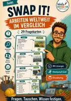 Vorschau - Spiele - SwapIt-Themenpaket Arbeit & Freizeit – 4 Spiele mit 116 Aufgabenkarten - Seite 1