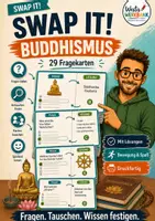 Vorschau - Spiele - SwapIt-Themenpaket "Religionen" – 7 Spiele mit 203 Aufgabenkarten - Seite 1