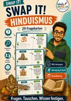 Vorschau - Spiele - Swap-it-Kartenspiel: "Hinduismus" – bewegtes Klassenspiel für GeWi 5/6 | Farbe & S/W | Duplex- und manueller Druck - Deckblatt