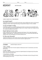Vorschau - Arbeitsblätter - Lernplakat + Arbeitsblätter zum Thema "Respekt" + Lösung & Fragen & MP3 + Mindmap + Infografiken - Seite 1