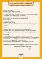 Vorschau - Mal- und Bastelvorlagen - Herbstwind - Kunst Klasse 1, Kunst Klasse 2, Kunst Klasse 3-4 - Seite 1