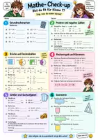Vorschau - Arbeitsblätter - Mathe Checkup Fit für die 7 - Deckblatt