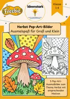 Vorschau - Mal- und Bastelvorlagen - Materialpaket Herbst - Herbstblatt, Herbstwind und Pop-Art - Seite 1
