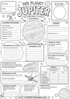 Vorschau - Arbeitsblätter - 🪐 Mein Projekt: JUPITER – Der größte Planet - Seite 2