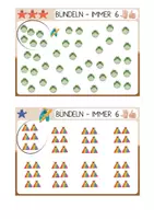 Voorbeeld - Telkaarten tot 6 | 3 niveaus, kleuters - Pagina 2