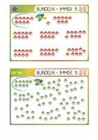 Voorbeeld - Telkaarten tot 9 | 3 niveaus, kleuters - Pagina 2