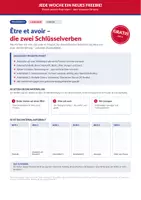Vorschau - Arbeitsblätter - Être et avoir – Französisch 1. Lernjahr - Deckblatt