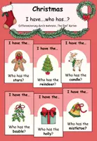 Vorschau - Spiele - Christmas: I have...who has...? (differenziertes Lesespiel) - Deckblatt