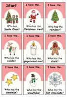 Vorschau - Spiele - Christmas: I have...who has...? (differenziertes Lesespiel) - Seite 1