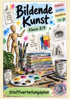 Vorschau - Fördermaterial/Inklusion - Stoffverteilungsplan Bildende Kunst 8-9 - Deckblatt