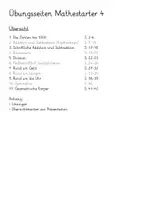Vorschau - Arbeitsblätter - Mathestarter Start Klasse 4 (Grundwissen Mathe Arbeitsblätter, Klasse 3) - Seite 1
