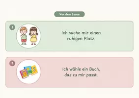 Vorschau - Stundenentwürfe - Lesebandregeln für Klasse 1 - Regelposter mit Stundenverlauf - Seite 2