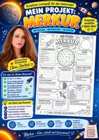 Vorschau - Mal- und Bastelvorlagen - 🪐 Mein Projekt: MERKUR – Der kleine Planet - Seite 2