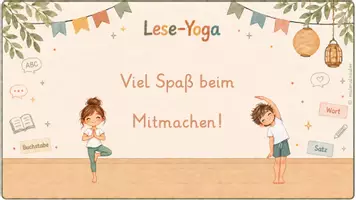 Vorschau - Spiele - Lese-Yoga - Bewegtes Üben zum Lesen für Klasse 1 - Seite 1