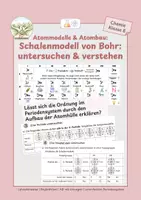 Vorschau - Stundenentwürfe - Atommodelle & Atombau: Schalenmodell nach Bohr & Periodensystem - Deckblatt