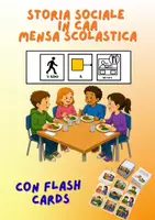 anteprima - Flashcard - storia sociale CAA: mensa scolastica più cards - Pagina di copertina