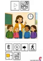anteprima - Flashcard - storia sociale CAA: mensa scolastica più cards - Pagina 3