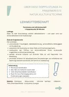 Vorschau - Stundenentwürfe - Leihmutterschaft – Selbstbestimmung oder Ausbeutung - Seite 1
