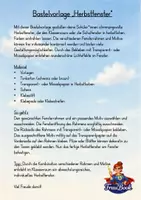 Vorschau - Mal- und Bastelvorlagen - Fensterbild Herbst | Bastelvorlage Klasse 1–3 - Seite 1