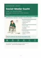 Vorschau - Stundenentwürfe - GRATIS Social-Media-Sucht Klasse 8-10 - Seite 1