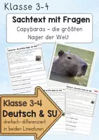 Vorschau - Arbeitsblätter - Wachsendes Materialpaket: Capybara-Klasse - Seite 1