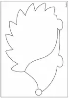 Vorschau - Mal- und Bastelvorlagen - Bastelvorlage „Herbstbild Igel“ – Herbstbasteln Klasse 1–3 - Seite 2