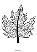 Vorschau - Arbeitsblätter - Magische Herbstblätter - Herbst Fensterbild - Seite 1
