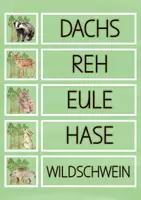 Vorschau - Bildkarten - Waldtiere – Wort-Bild-Karten | Legekarten für die 1. & 2. Klasse - Seite 2