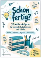 Vorschau - Arbeitsblätter - Schnelle Schüler - Mathematische Aufgaben - Knobeln - 20 Aufgabenblätter - Deckblatt